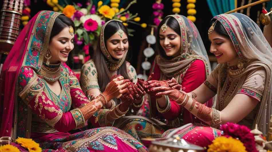 2. Mehndi Ceremony — Colors and Culture in Full Swing