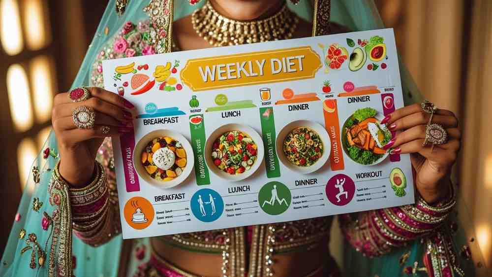 Sample Bridal Diet and Fitness Plan for One Week